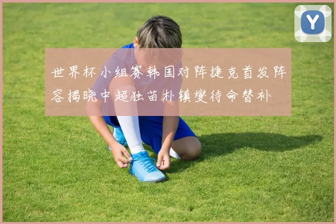 世界杯小组赛韩国对阵捷克首发阵容揭晓中超独苗朴镇燮待命替补